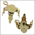 5mm crystal chain connector GOLD - 10 pcs