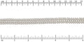 triple chainmail chain MATTE SILVER