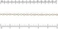 medium circle chain GOLD