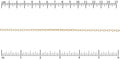 2.0 rectangle rolo chain MATTE GOLD