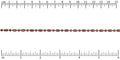 3mm Ball Rice chain ANT. COPPER