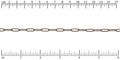 Paperclip chain ANT. COPPER