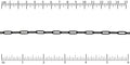 Paperclip chain NITE BLACK