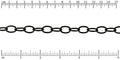 large heavy cable chain NITE BLACK SHINY