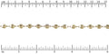 ball and cog chain GOLD