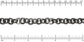 hammered washer chain ANT. SILVER