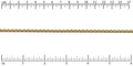 Venetian chain MATTE GOLD