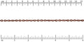 Twisted Curb chain ANT. COPPER