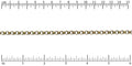 4.5mm Rolo Box chain ANT. BRASS