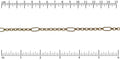 13:1 Rolo Interrupted chain ANT. BRASS