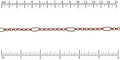 13:1 Rolo Interrupted chain ANT. COPPER