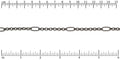 13:1 Rolo Interrupted chain MATTE GUNMETAL