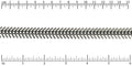 Medium TEXTURED Fishbone chain MATTE GUNMETAL