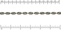 Large Filigree chain ANTIQUE BRASS