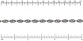 Large Filigree chain GUNMETAL