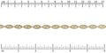 Large Filigree chain MATTE GOLD