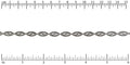 Large Filigree chain MATTE GUNMETAL