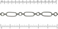 CHELA chain ANT. SILVER