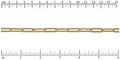 Chunky Paperclip chain MATTE GOLD