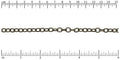 Dainty Etched Cable chain ANTIQUE BRASS