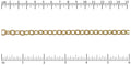 Dainty Etched Cable chain GOLD