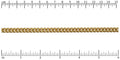 6.5mm Curb chain MATTE GOLD