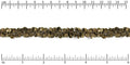 shell dangles chain ANTIQUE BRASS