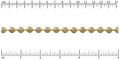 8mm ball chain GOLD