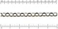 13mm Rolo chain ANT. SILVER