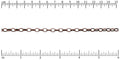 5x7mm OVAL chain ANT. COPPER