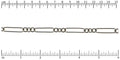 3:1 Rounded cable chain ANT SILVER