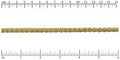 6mm wheat chain GOLD