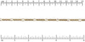 5:1 figaro chain MATTE GOLD