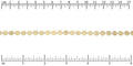 sequin chain MATTE GOLD