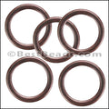 Flat Wire Ring from CH-52 ANT COPPER - 10 pcs