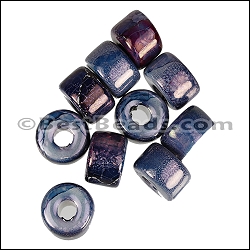 Ceramic Glazed Rondelle GALAXY 10 pcs