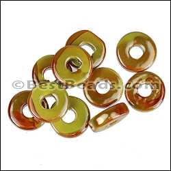 Ceramic Washer AUTUMN LEAVES 10 pcs