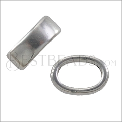 Regaliz® SLICE RING spacer ANT. SILVER - 10 pcs