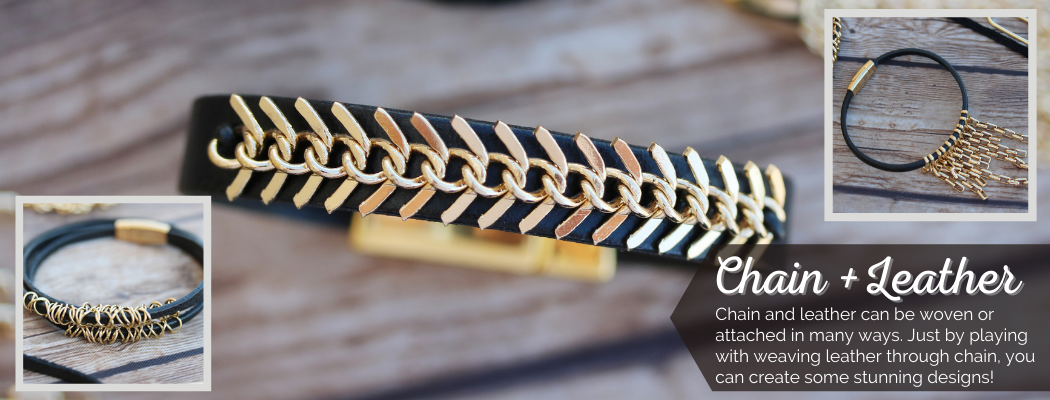 Chain and Leather Jewelry Ideas