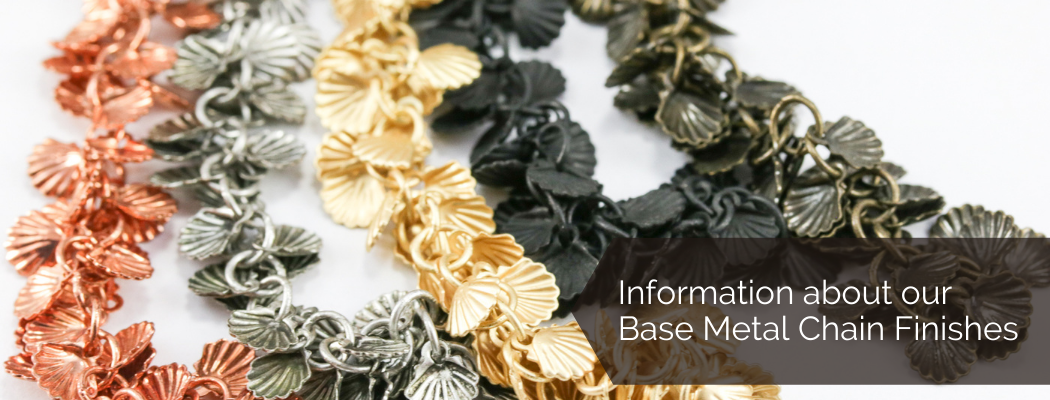 Base Metal Chain Finishes