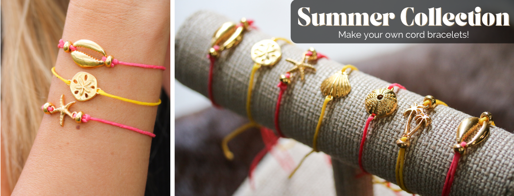 Summer Inspired Waxed Cord Bracelets