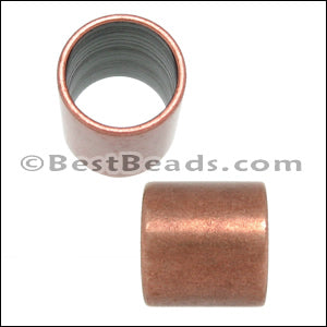 10mm round MEDIUM spacer ANT COPPER - 10 pcs