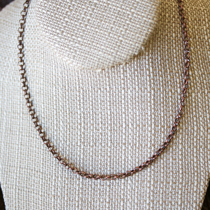 3.8mm Rolo chain SILVER PLATED