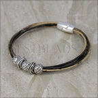 4mm round BASIC magnetic clasp GOLD - 10 pcs