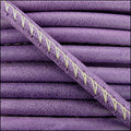 5mm round ARIZONA stitched leather VIOLET - meter