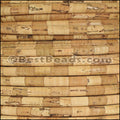 5mm round STRIPED cork NATURAL - meter