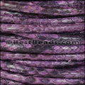 5mm Round Python leather PURPLE - meter