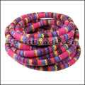 6mm round Multi Cotton Cord FUCHSIA - 5m SPOOL