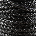 8mm Round Indian Braided Bolo NAT BLACK - 10m Spool