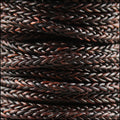 5mm Round Indian Braided Sqaure NAT ANT BROWN - 10m Spool